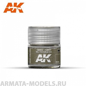 RC052 Краска Real Colors Grau-Grey RAL 7003 (RLM 02) 10ml