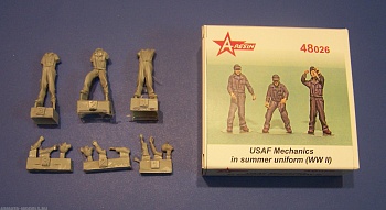 48026AR Техники ВВС США (2МВ)в летней форме(3фигуры)