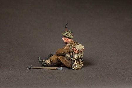 35138SOGA British infantryman at rest. SOGA Miniatures