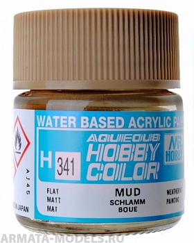 H341 Краска 10мл  MUD