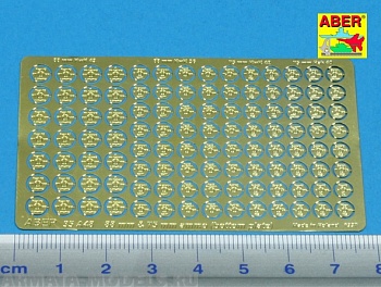 ABR-35-A48  Дополнения для  Bottom plates to German 88 & 75 Ammo для  1/35
