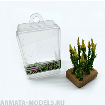 35017/1 Цветы полевые 10шт. Вар 1 (жёлтые)