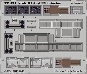TP531 Фототравление StuG.III Ausf.F/8   for Dragon