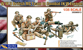 35GM0013 British MG Team in Combat
