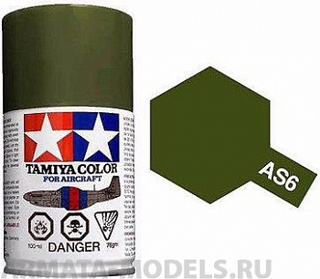 86506T AS-6 Olive Drab (USAAF) полуматовая спрей 100гр