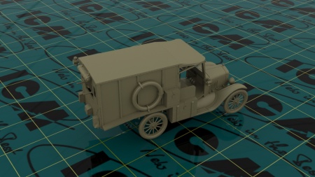 35661 Model T 1917 санитарная, Американский автомобиль I МВ ICM