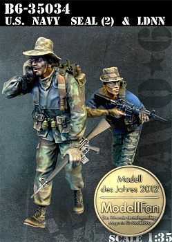B6-35034 Миниатюра US Navy SEAL (2) & LDNN