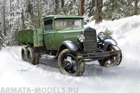 83837 Грузовик Soviet GAZ-AAA Cargo Truck Hobby Boss