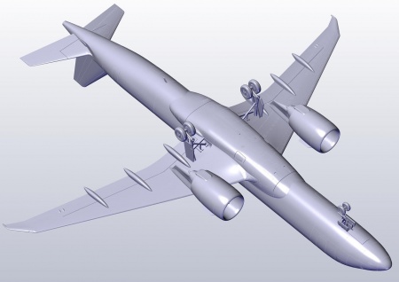 ЕЕ144152_1 Авиалайнер EMB 190E2 AIR ASTANA Восточный экспресс