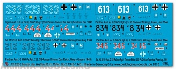 2255PED Декаль Tanks of the Waffen SS in Russia No 2 1943-45