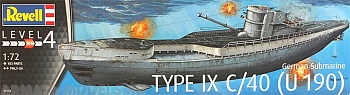 05133 Немецкая подводная лодка Type IX C/40
