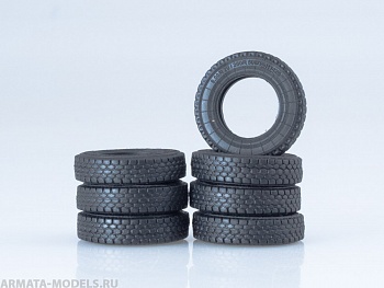 AVD143018007 Покрышки на КамАЗ-5511, МАЗ-5432, -6422 (КАМА У-4 ИД-304 12.00R20) (комплект 7 шт.)