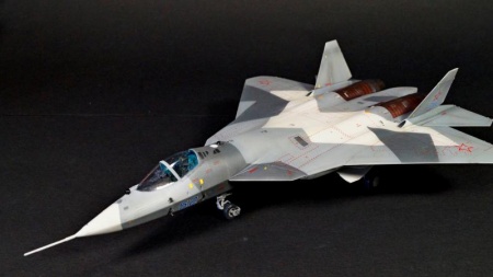 72036 Истребитель ВКС России 5-го поколения ПАК ФА Т-50 ARK model