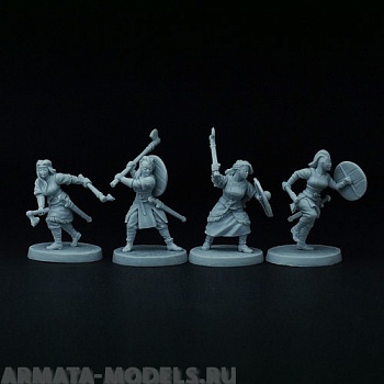 BV-sa-10 Игровая миниатюра  Axemaidens (4 models) Axemaidens (4 модели)