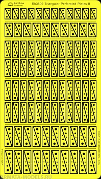 Rb3509 Triangular perforated plate II