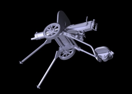 35674 Российский пулемёт Максим (1910г) ICM