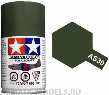 86530T AS-30 Dark Green 2 RAF полуматовая спрей 100гр