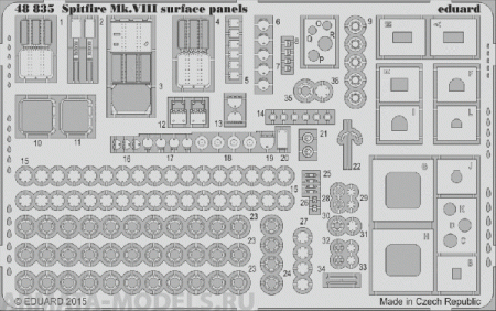 48835ED Spitfire Mk.VIII Surface Panels 1/48