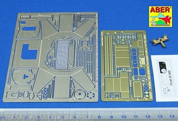 ABR-35-070  Дополнения для  Panzerjager I (armor – late) для Italeri-Zvezda, 1/35