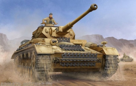 00919 Танк немецкий средний Pzkpfw IV Ausf.F2  Trumpeter