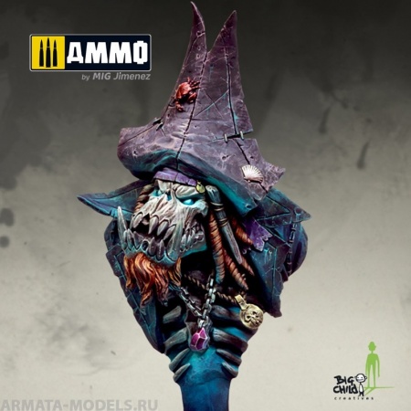 BCBSBU0003 Бюст Kpt. Albrork the Fourfold Damned BIG CHILD