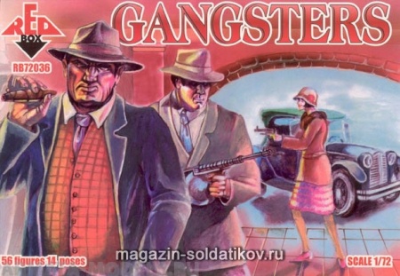 RB72036 Фигуры Gangsters  Red Box