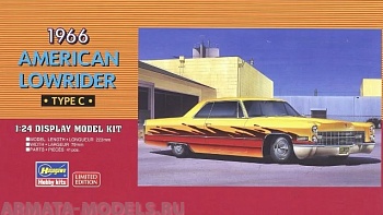 20376  Автомобиль 1966 AMERICAN LOWRIDER TYPE C (HASEGAWA) 1/24