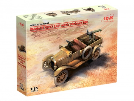 35607 Model T 1917 LCP с пулеметом Vickers ICM