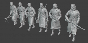 HE-72148 Миниатюра "солдаты"